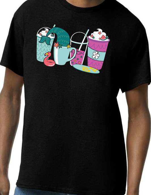 Mermaid Latte Graphic Tee