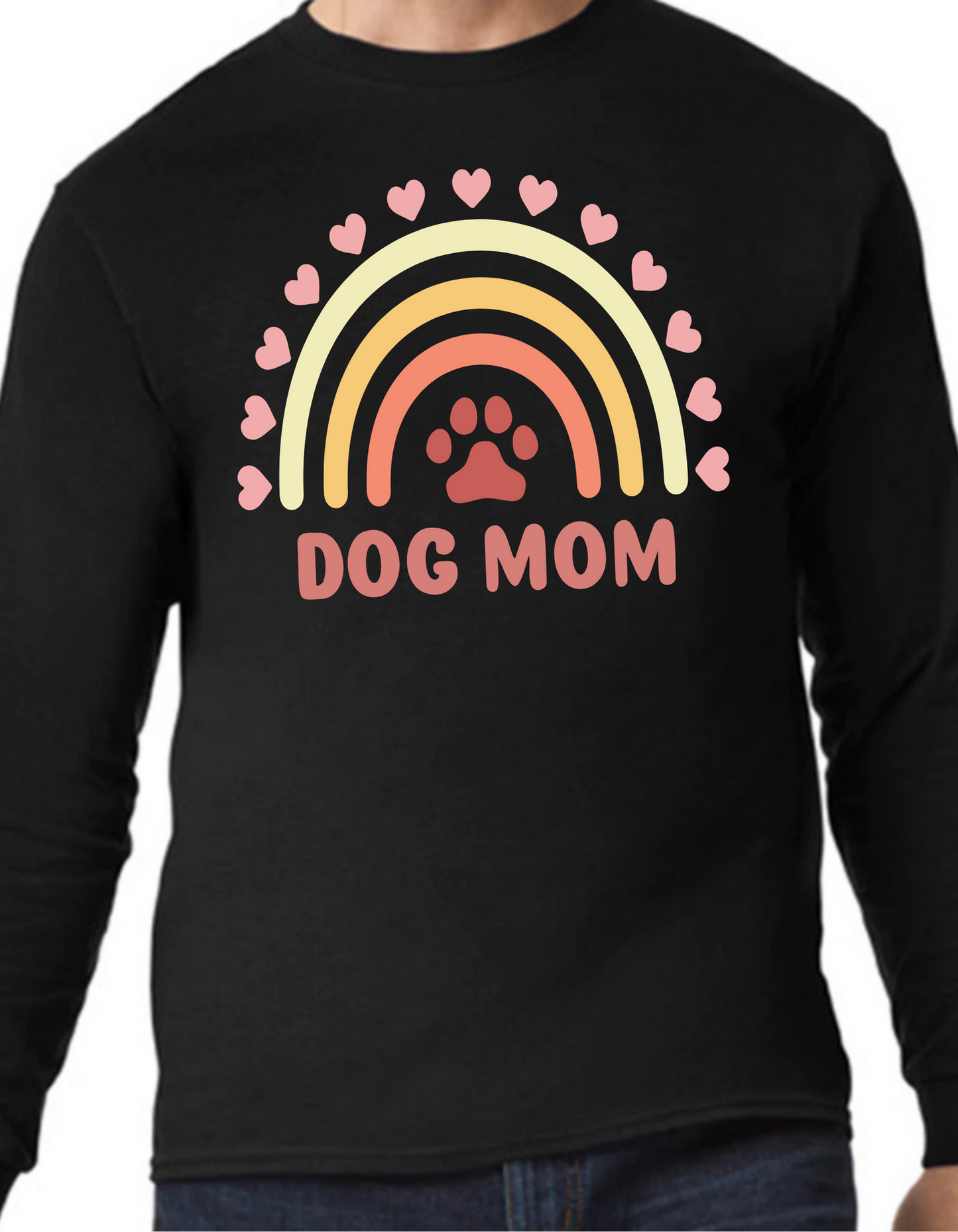 Dog Mom Rainbow Longsleeve