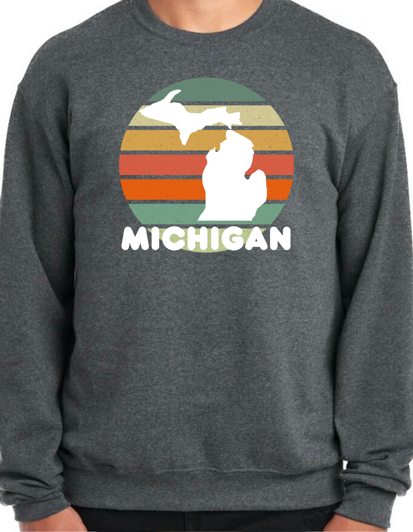 Retro Michigan Crewneck