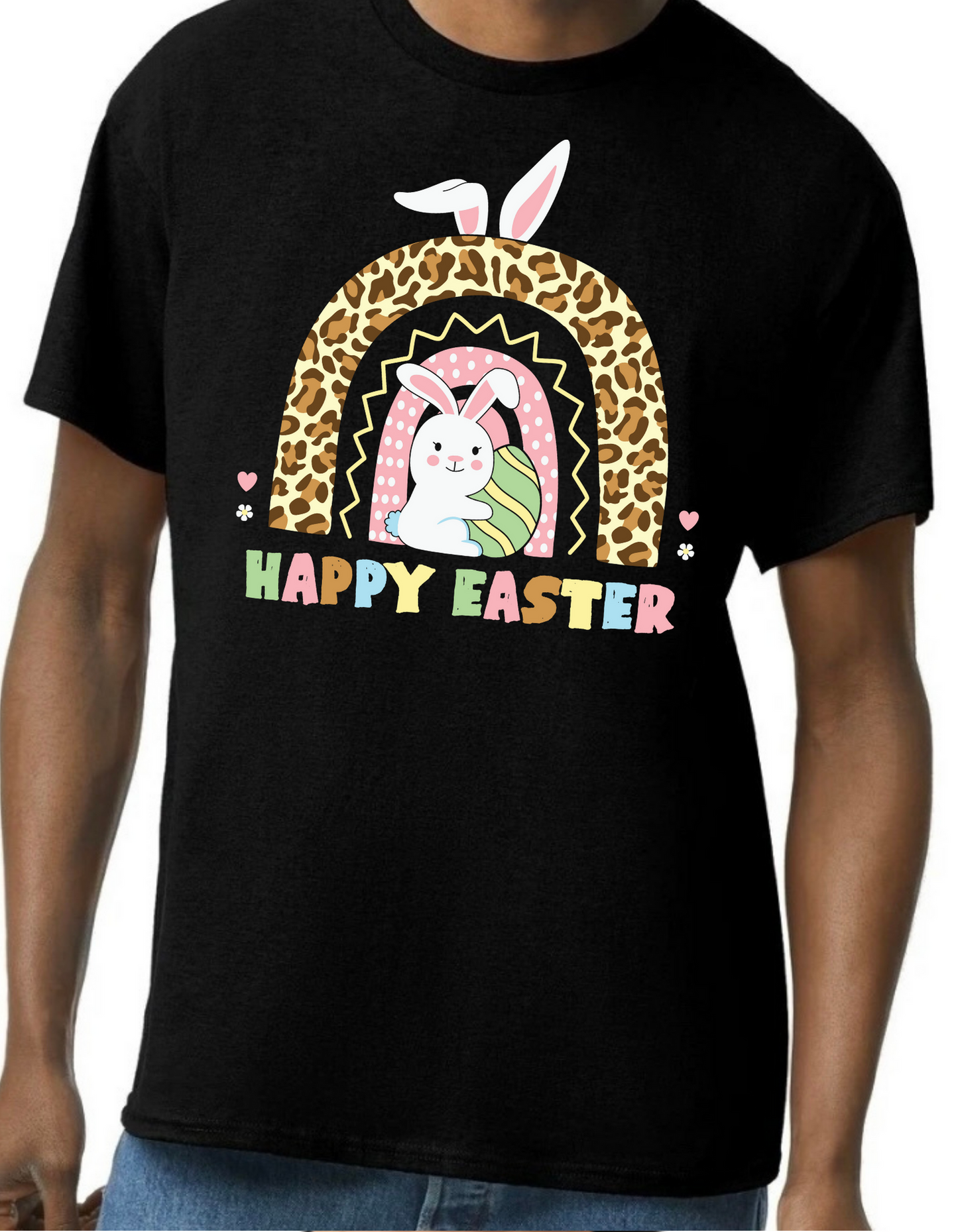 Happy Easter Rainbow Graphic Tee