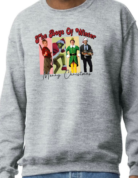 The Boys of Winter: Merry Christmas Crewneck