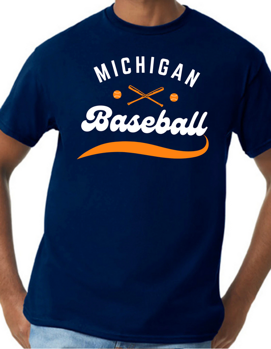 Michigan Baseball Graphic Tee