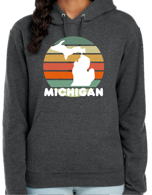 Retro Michigan Hoodie