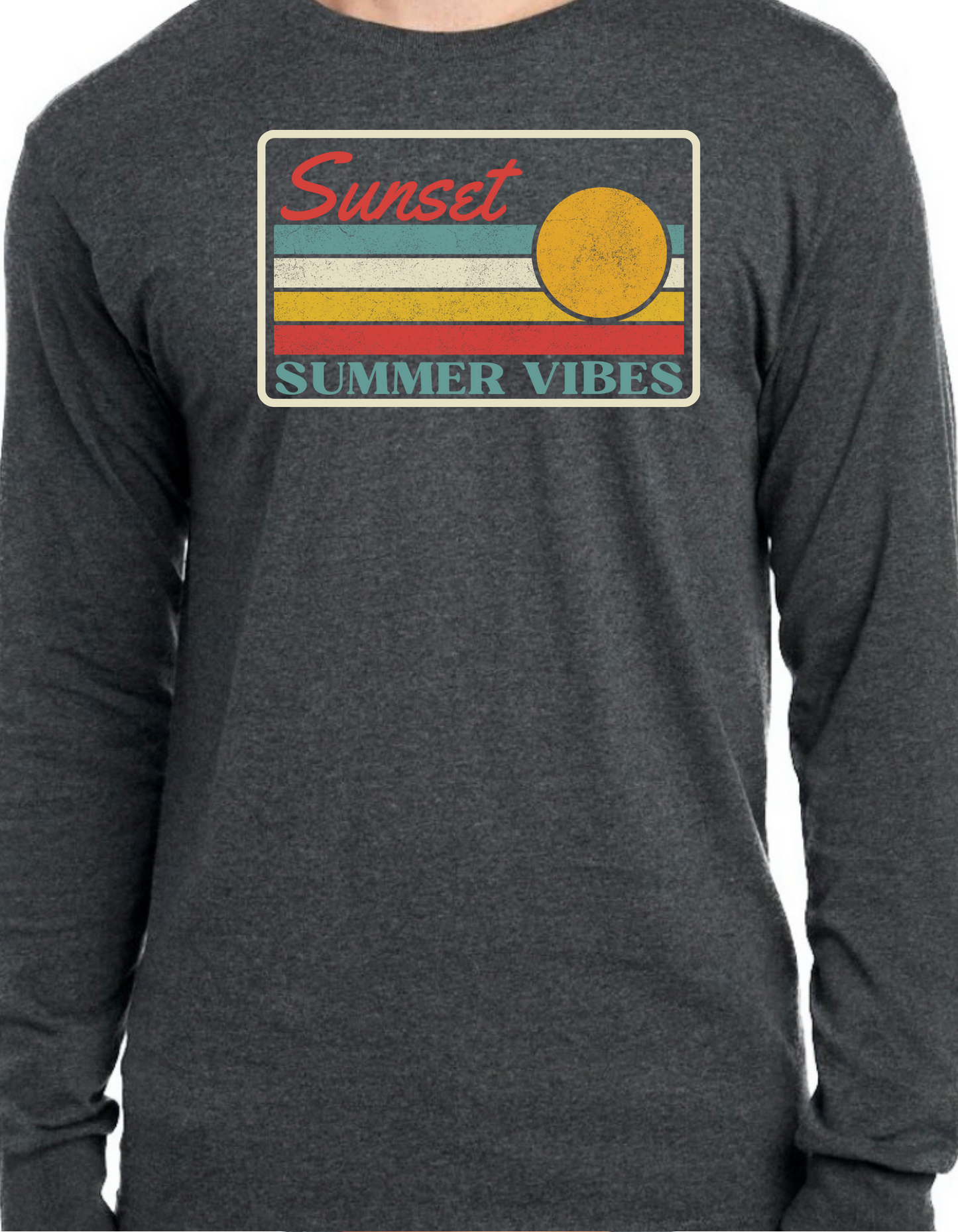 Sunset, Summer Vibes Longsleeve