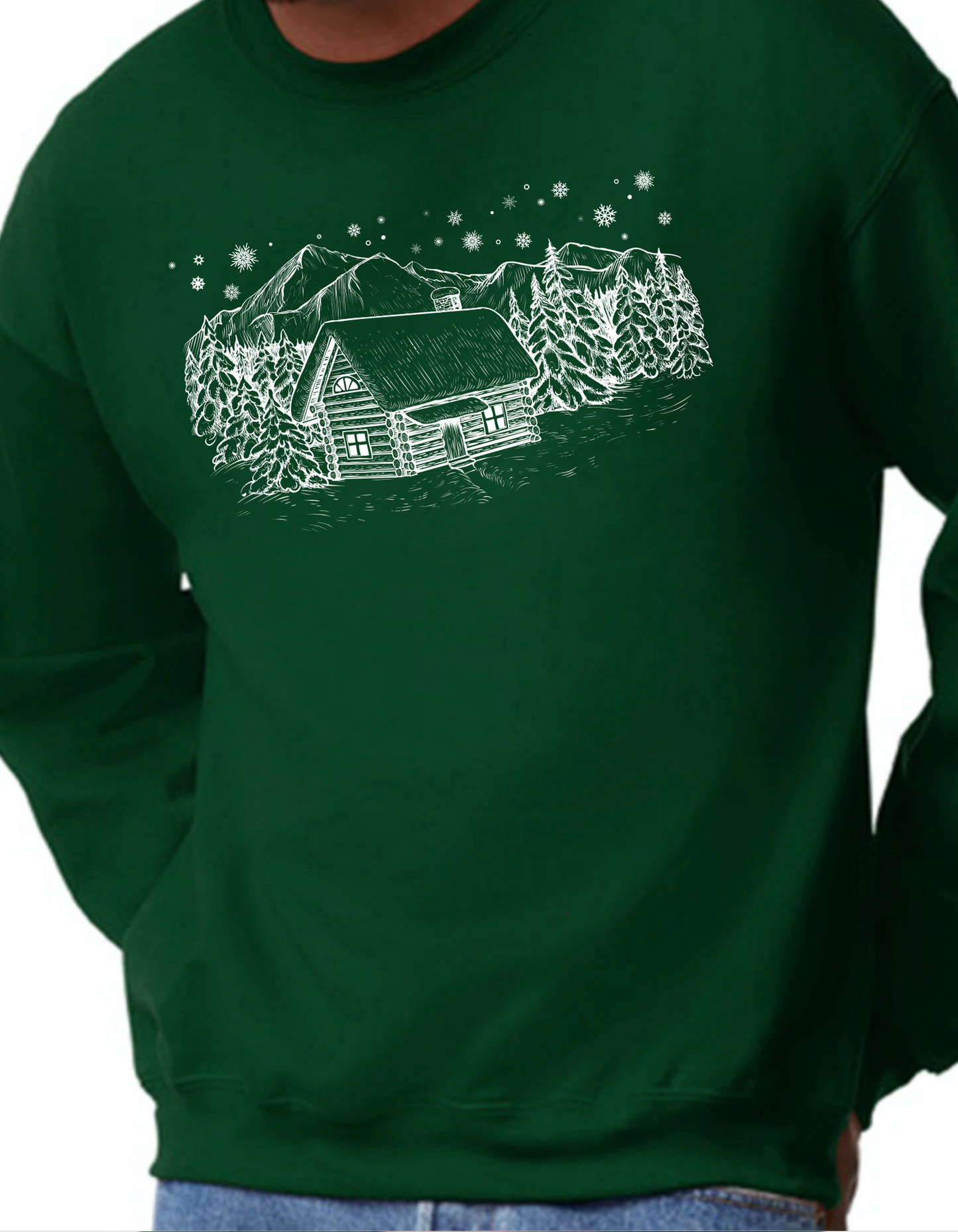 Winter Cabin Crewneck