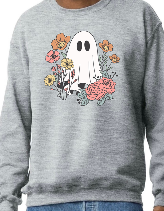 Flower Ghost Crewneck