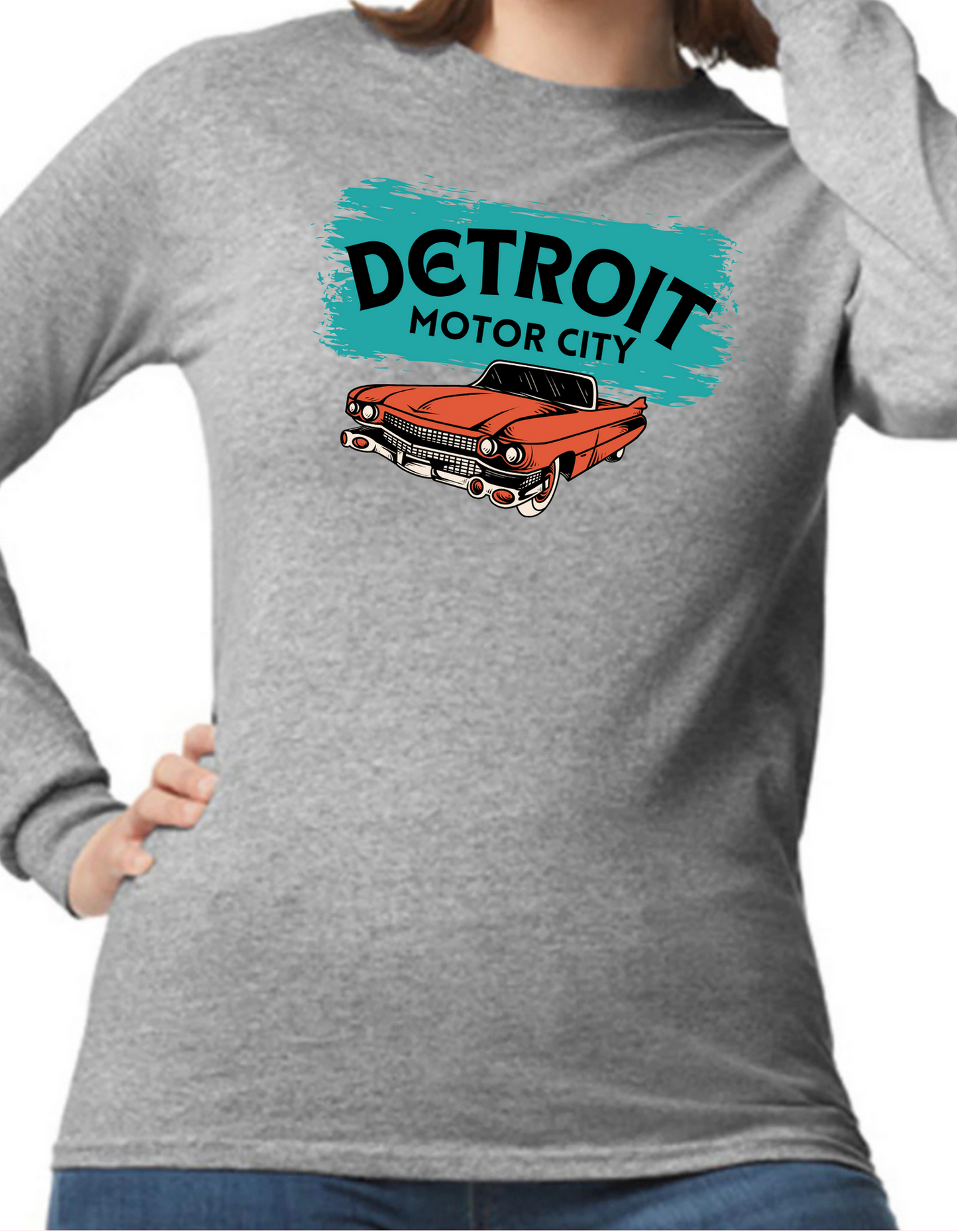 Detroit, Motor City Longsleeve