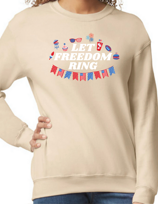 Let Freedom Ring Crewneck