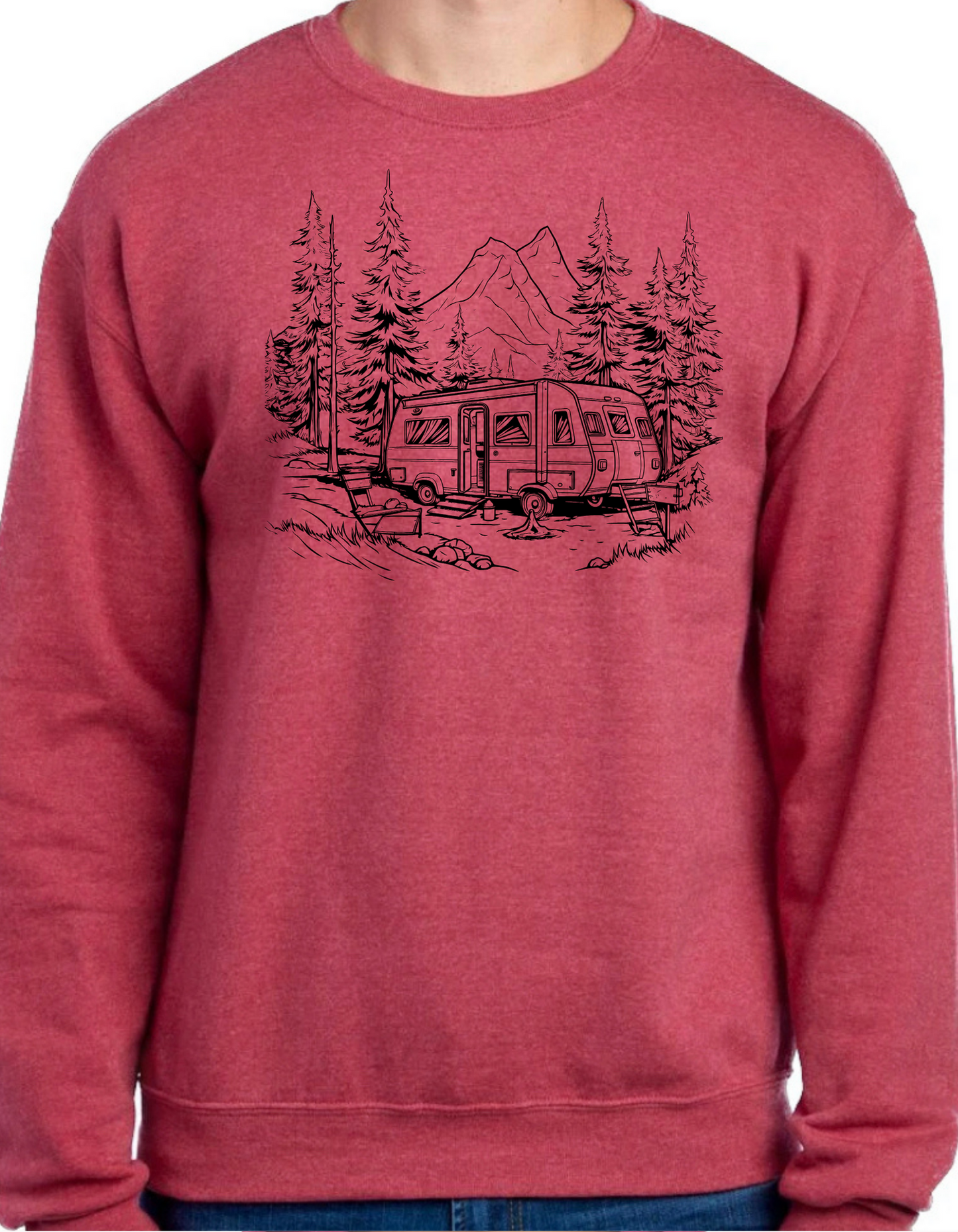 Camping in the Moment Crewneck