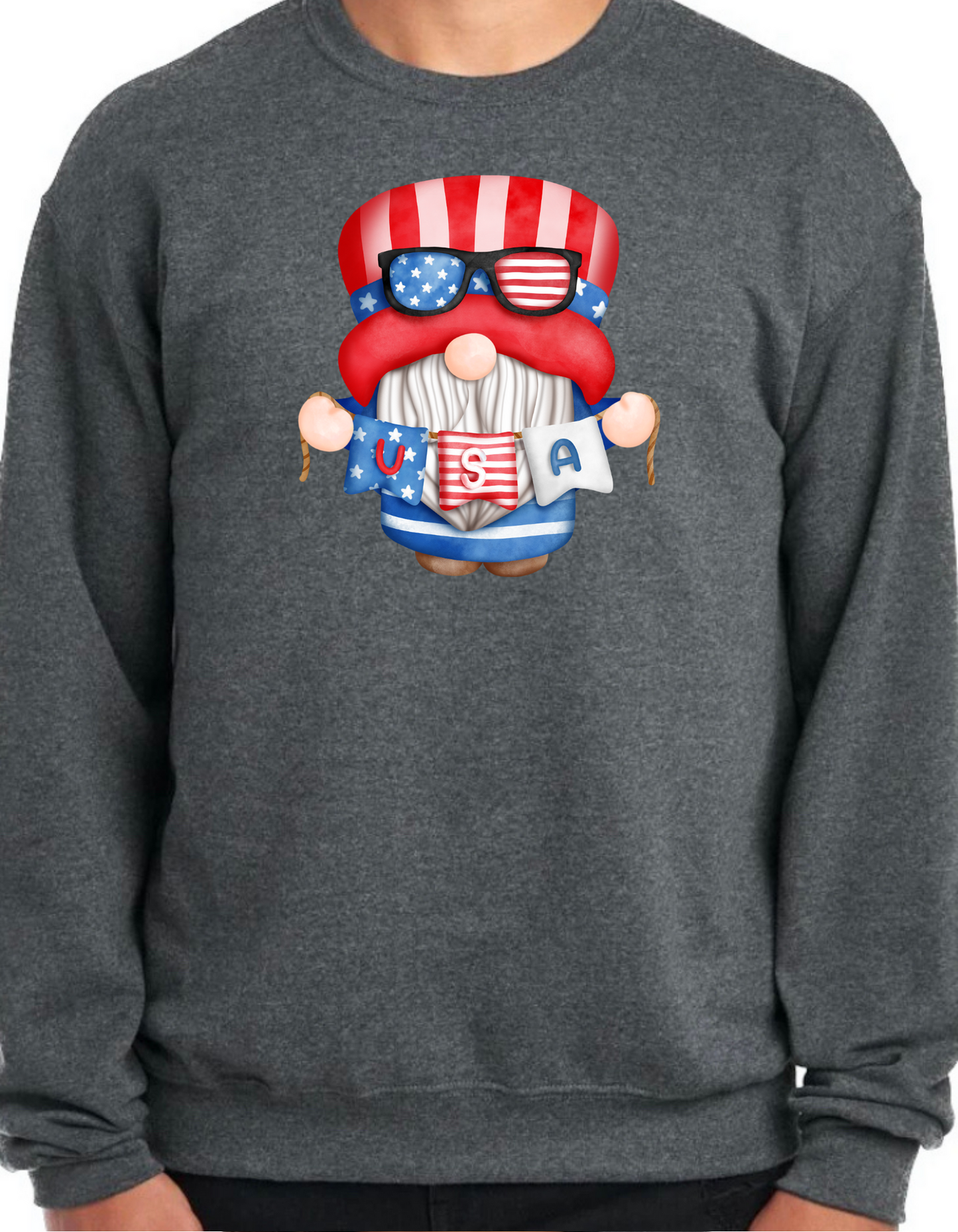 USA Gnome Crewneck