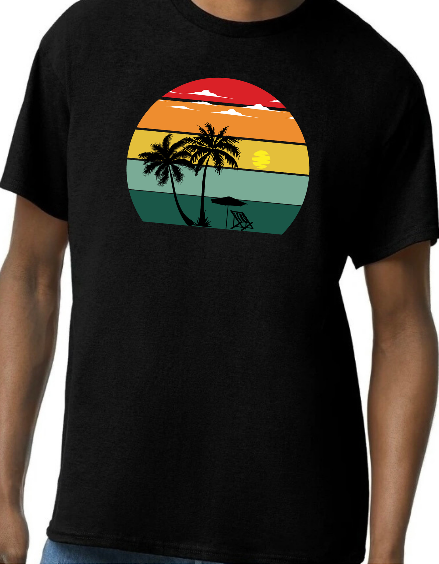 Sunset Rainbow Graphic Tee