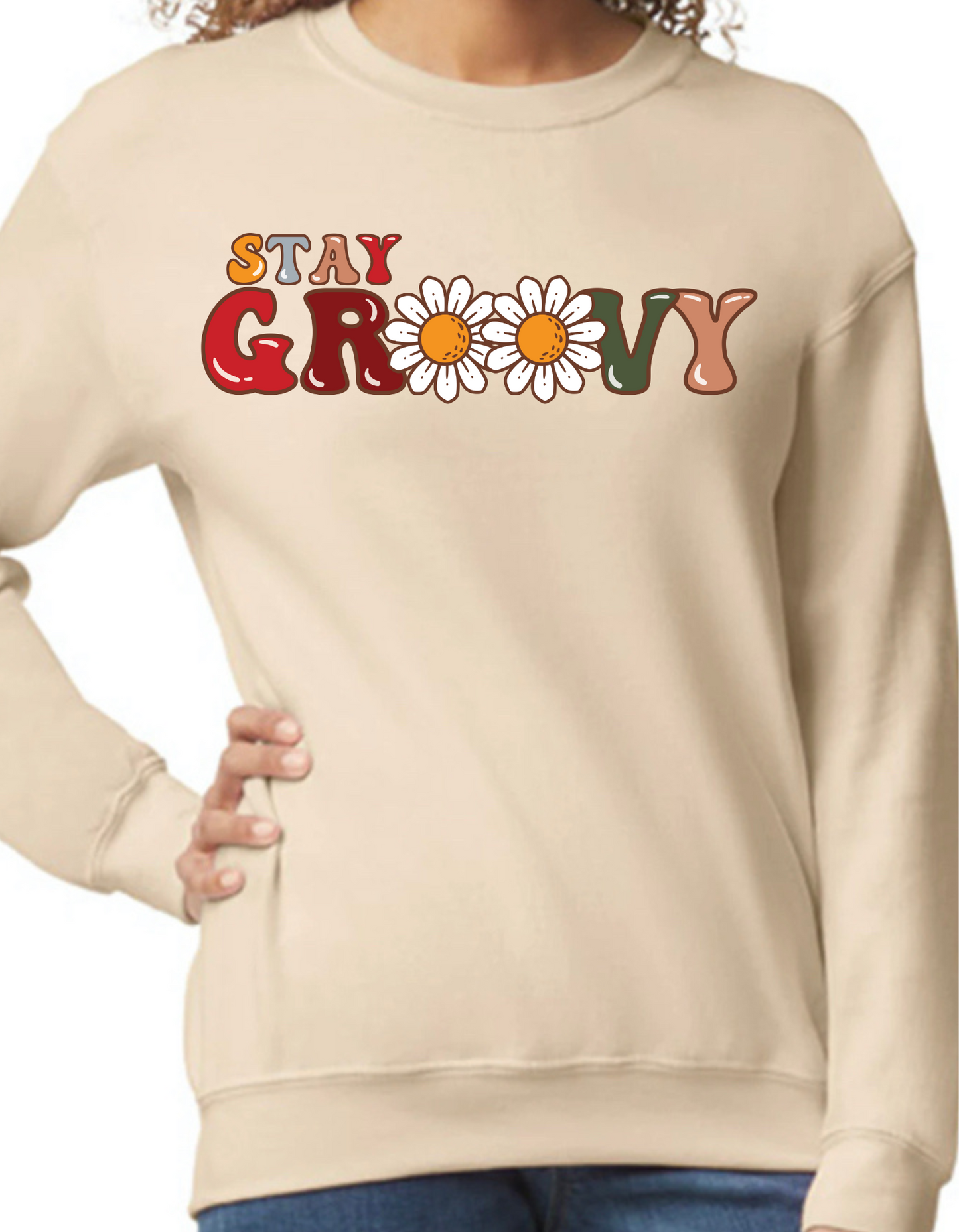 Stay Groovy Crewneck