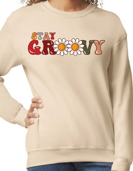 Stay Groovy Crewneck