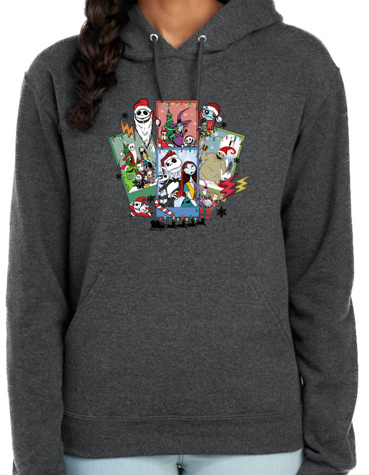 Nightmare Before Christmas Collage Hoodie