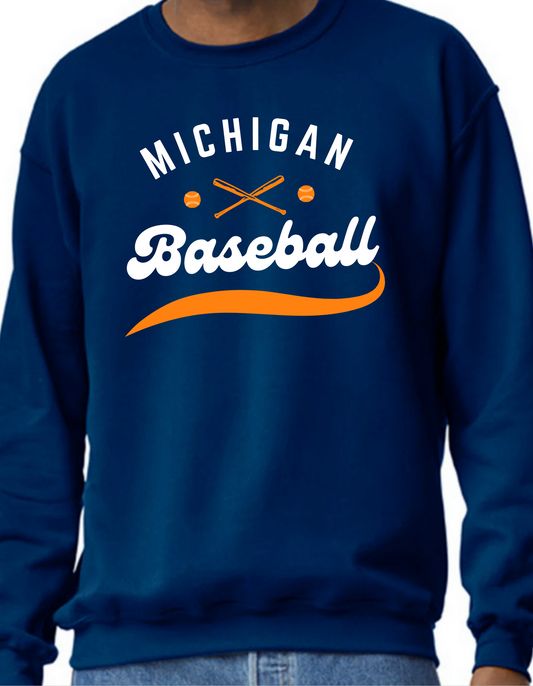 Michigan Baseball Crewneck