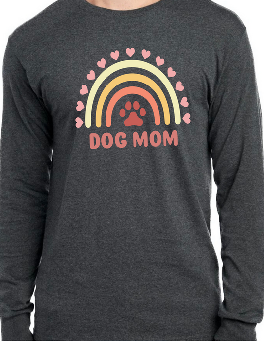 Dog Mom Rainbow Longsleeve