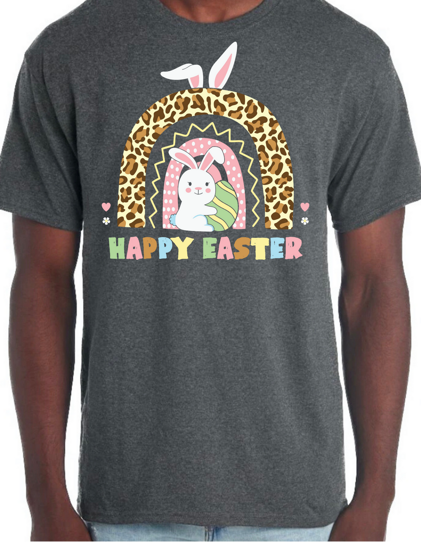 Happy Easter Rainbow Graphic Tee