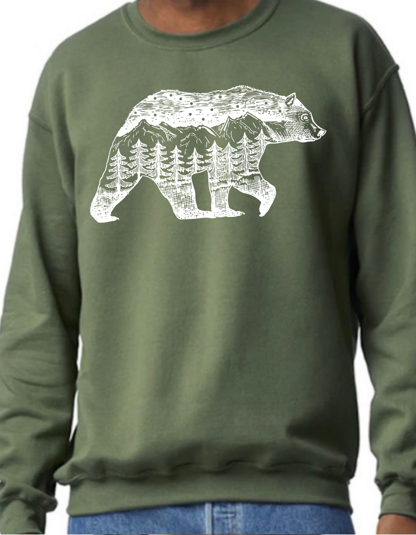 Mountain Bear Crewneck