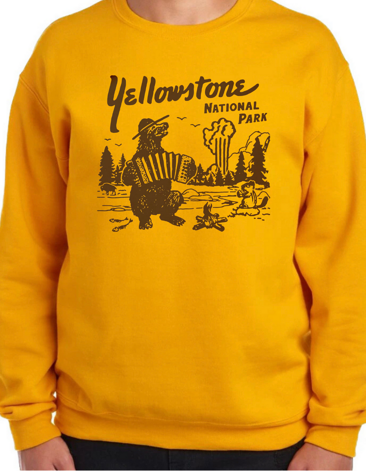 Yellowstone National Park Crewneck