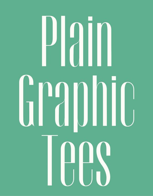 Plain Graphic Tee