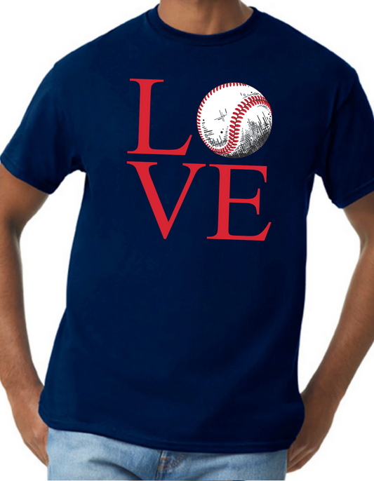 Love Baseball Graphic Tee