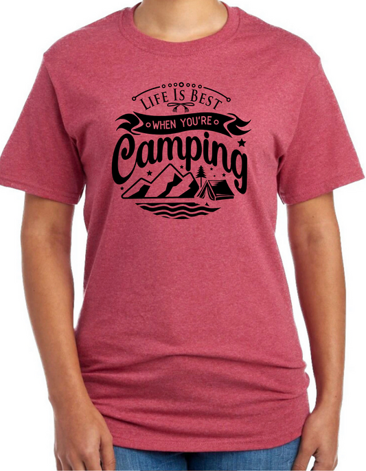 Life is Best When You’re Camping Graphic Tee