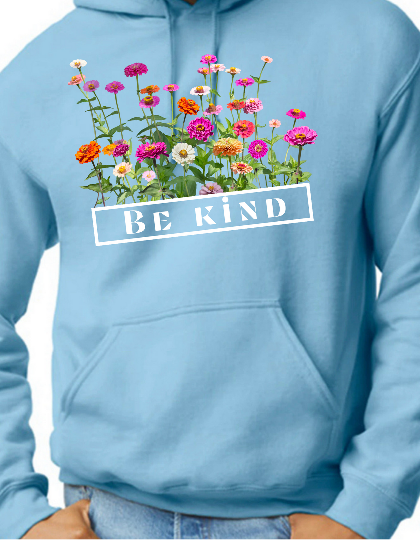 Be Kind Flowers Hoodie