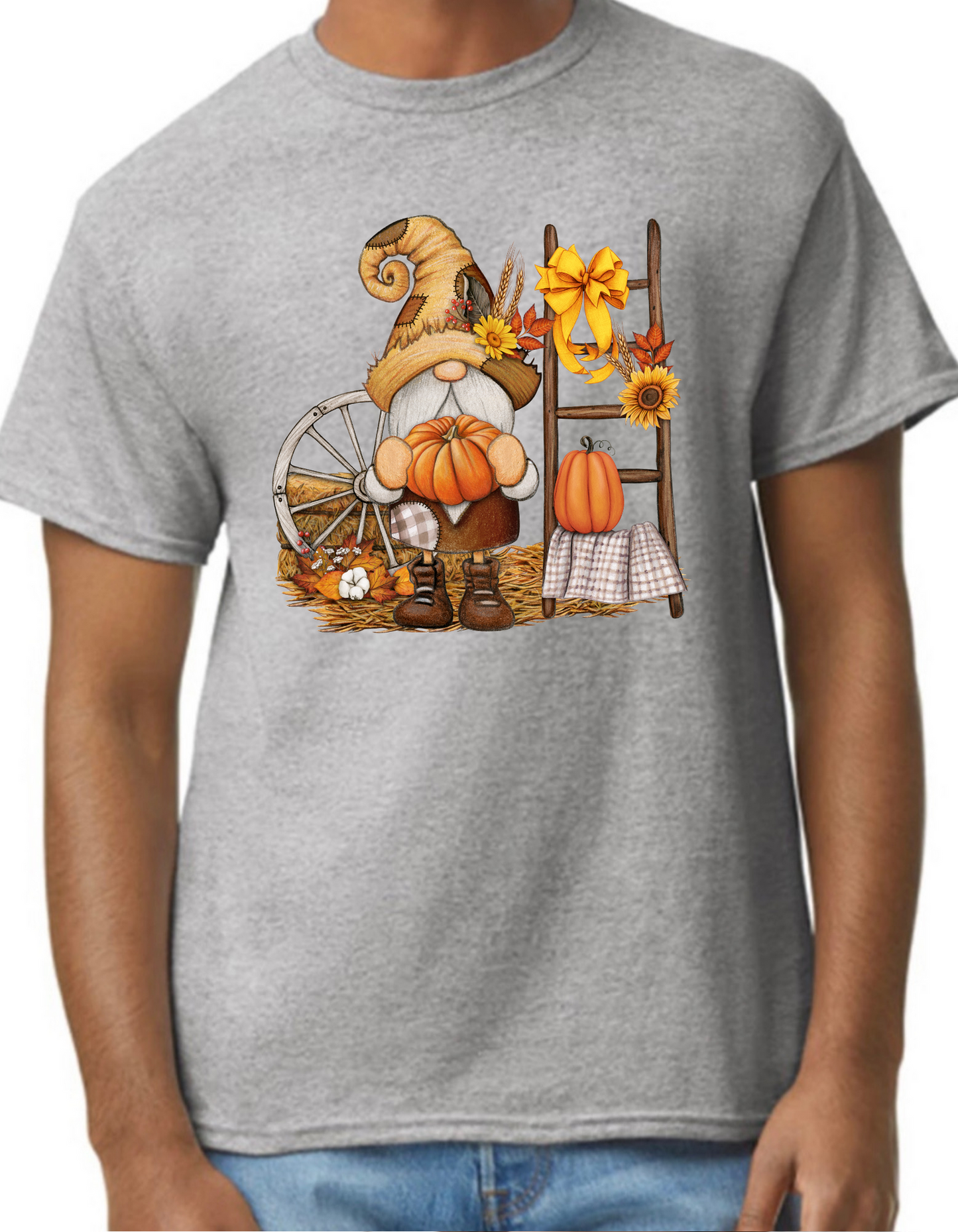 Vintage Fall Gnome Graphic Tee