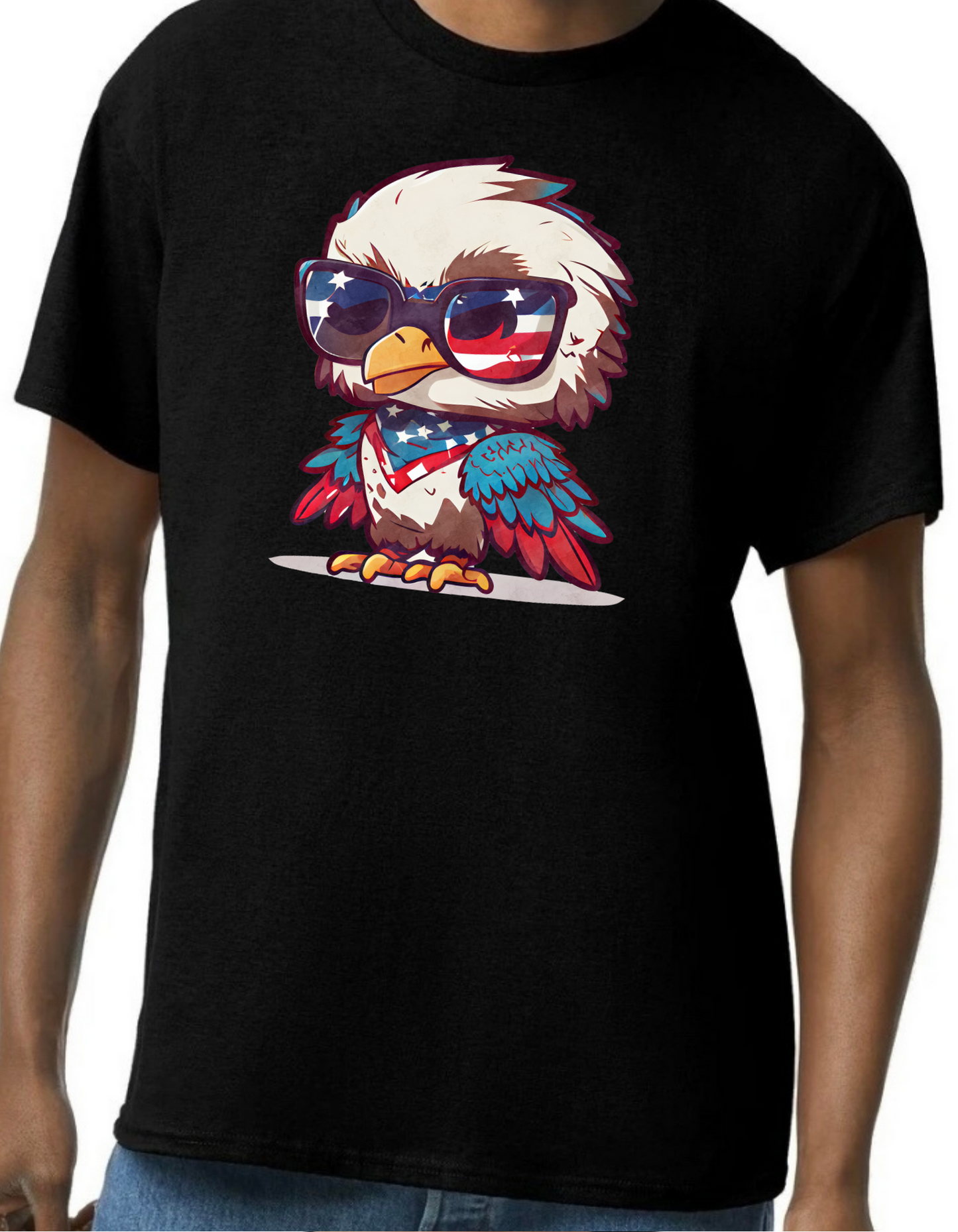 Patriotic Eagle Graphic Tee