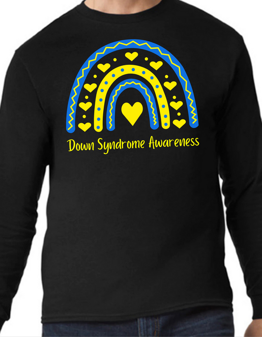 Down Syndrome Awareness Rainbow Longsleeve