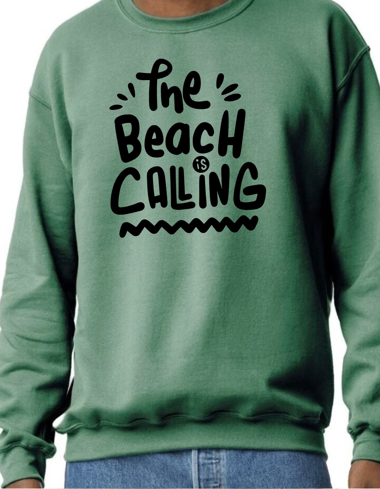 The Beach is Calling Crewneck