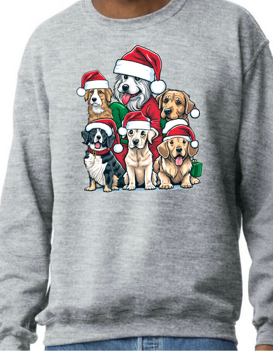 Christmas Dogs Crewneck