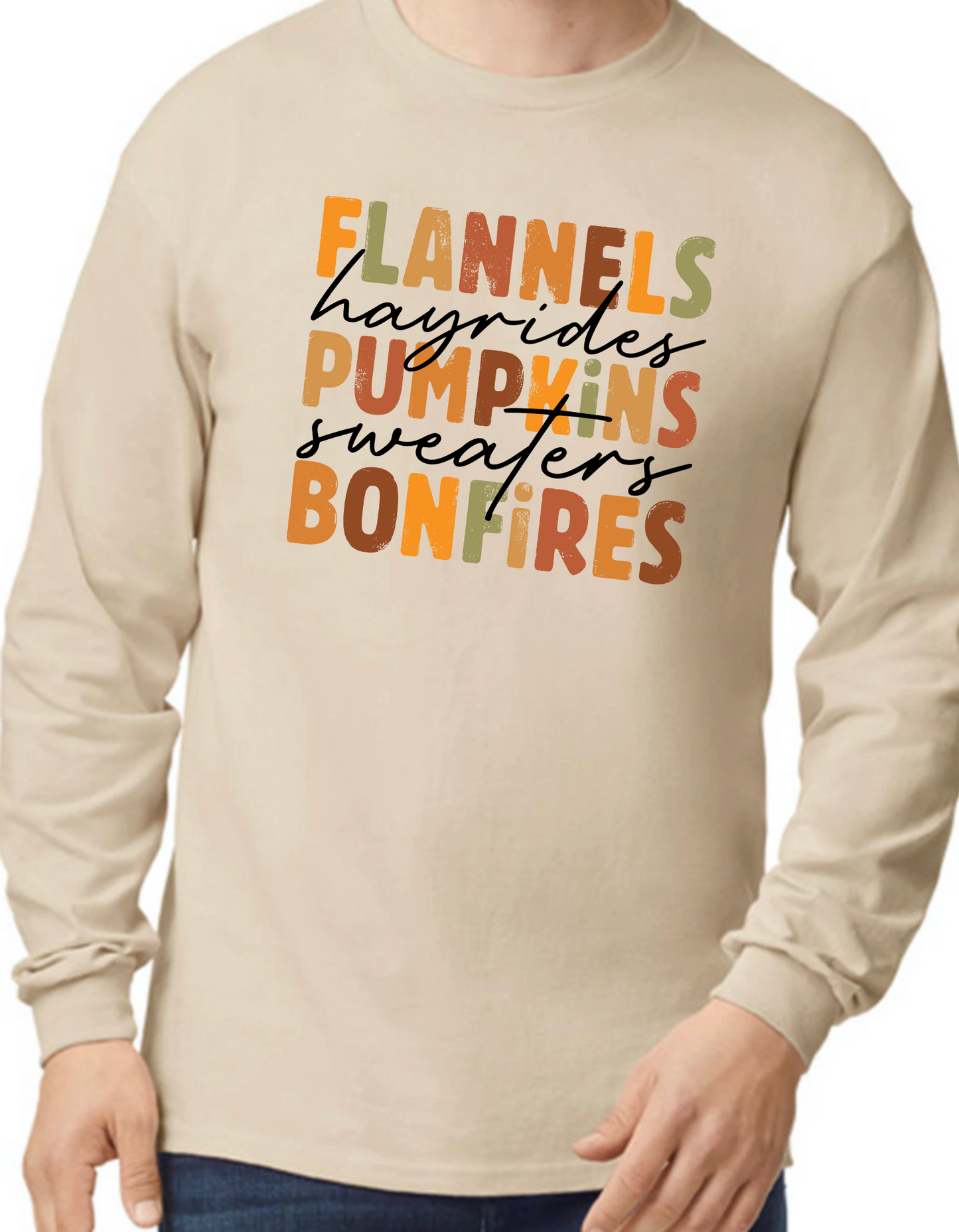 Flannels, Hayrides, Pumpkins Longsleeve