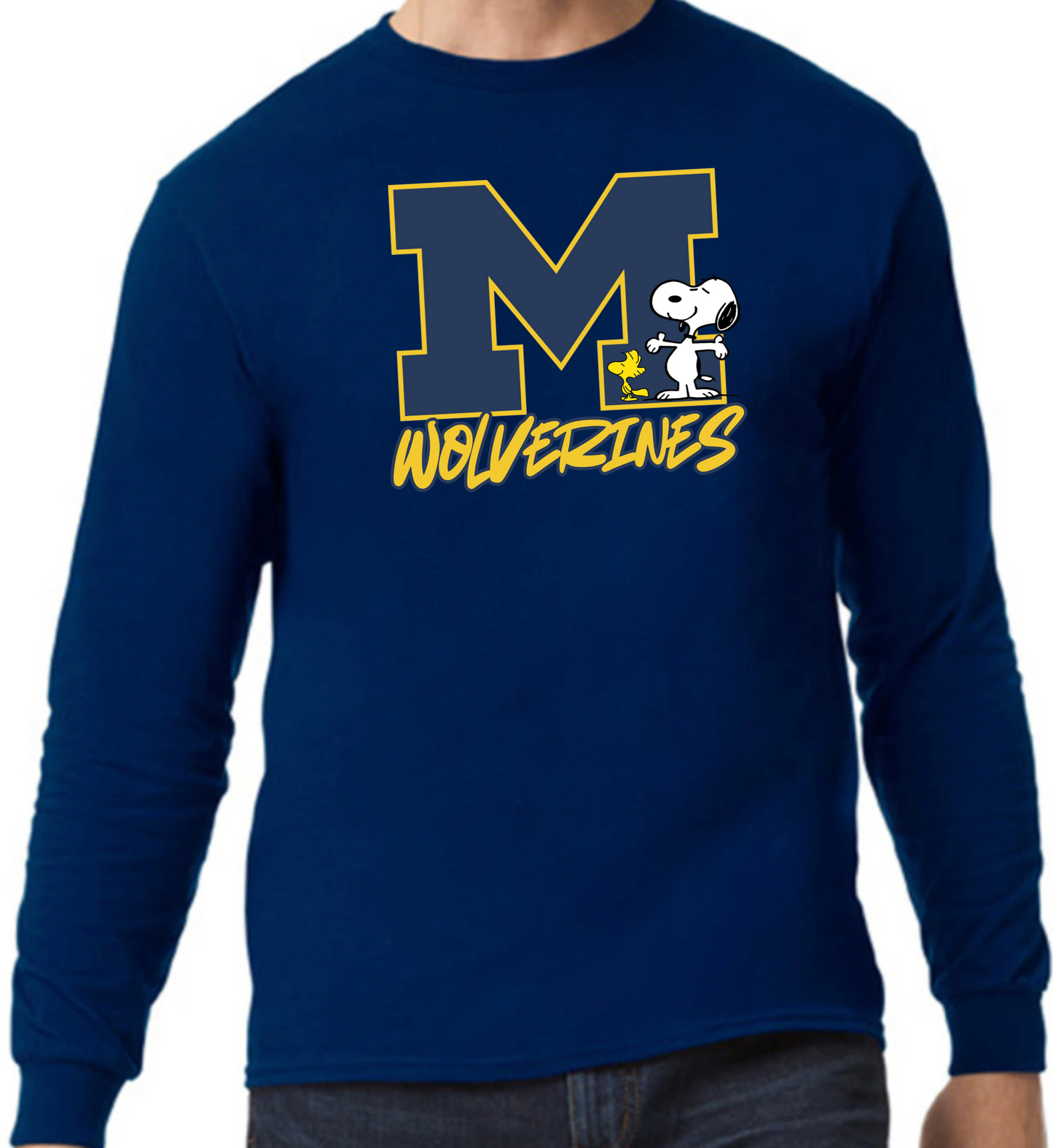 Snoopy Wolverines Longsleeve