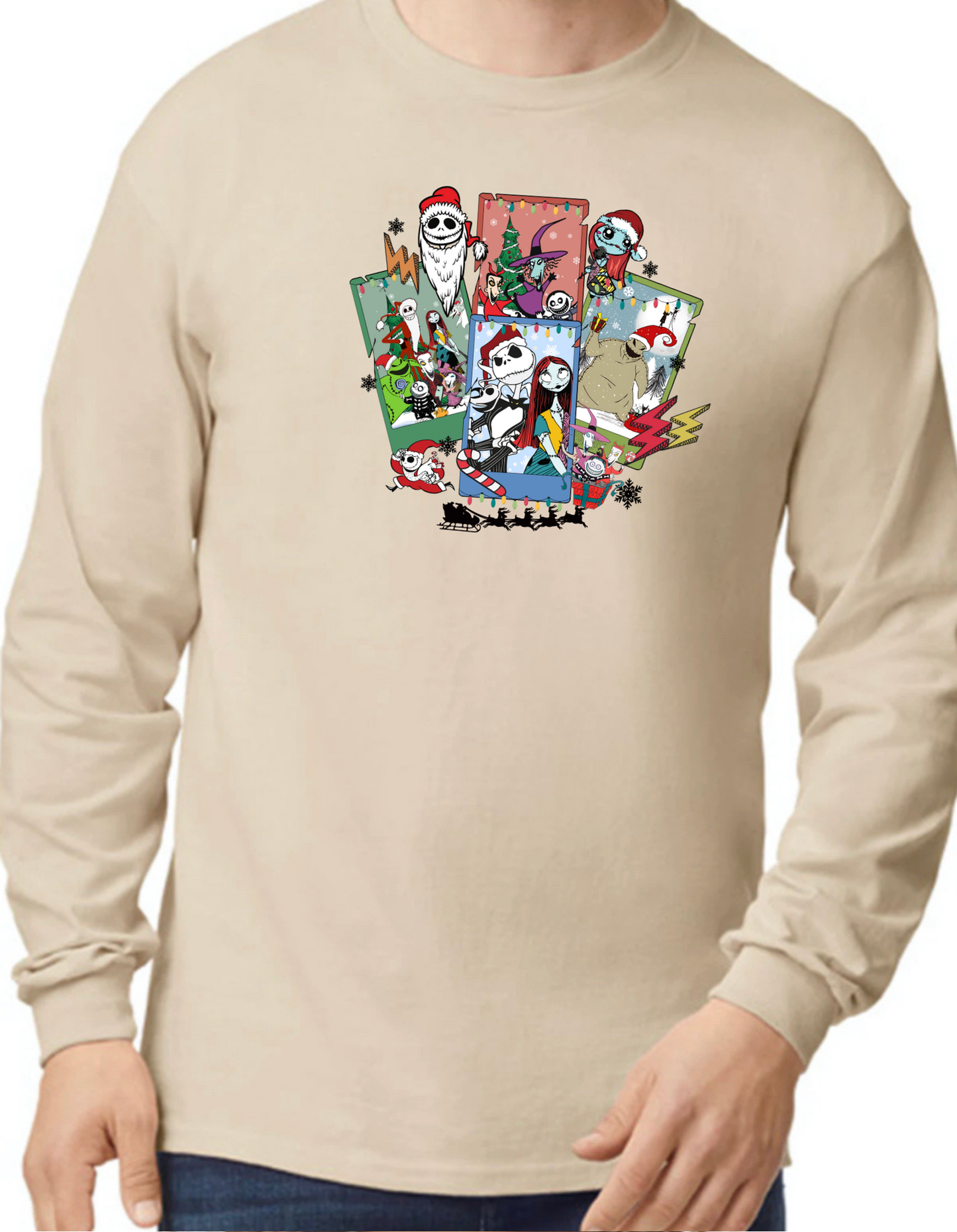 Nightmare Before Christmas Collage Longsleeve