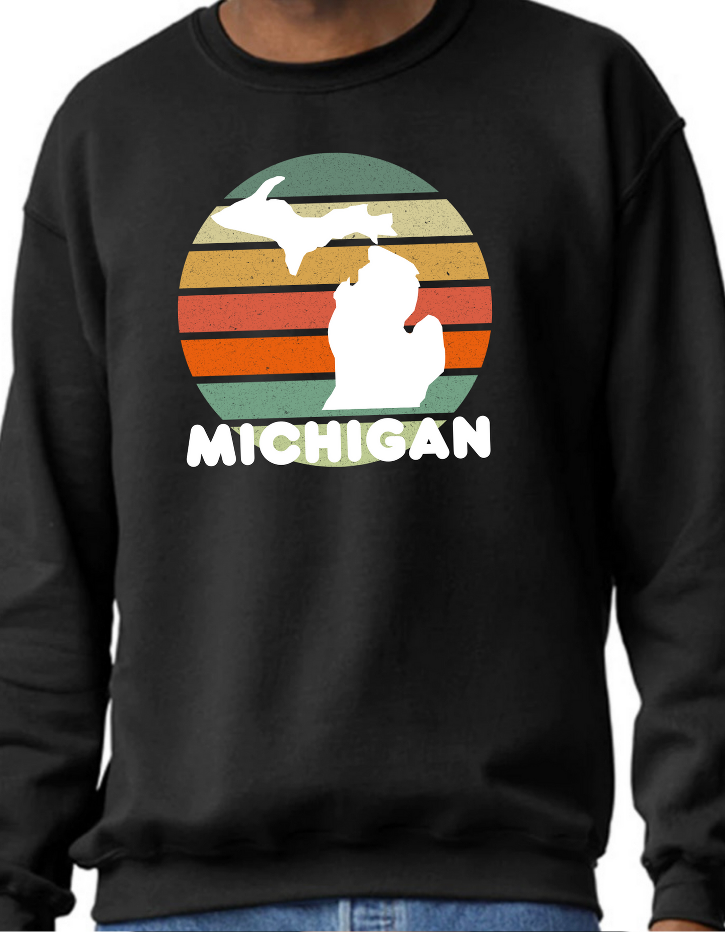 Retro Michigan Crewneck