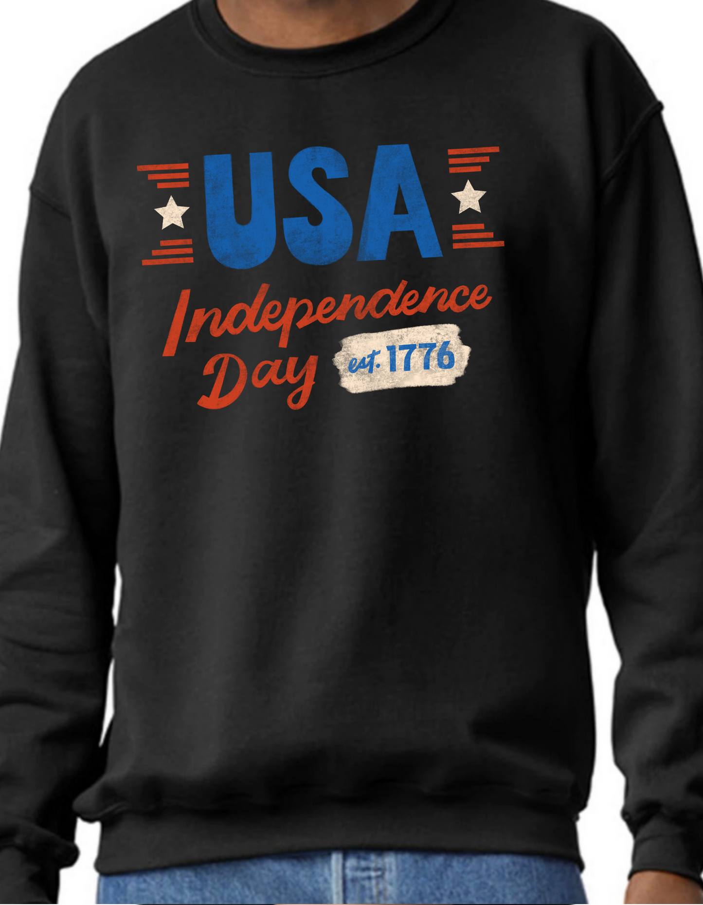 USA Independence Day Crewneck