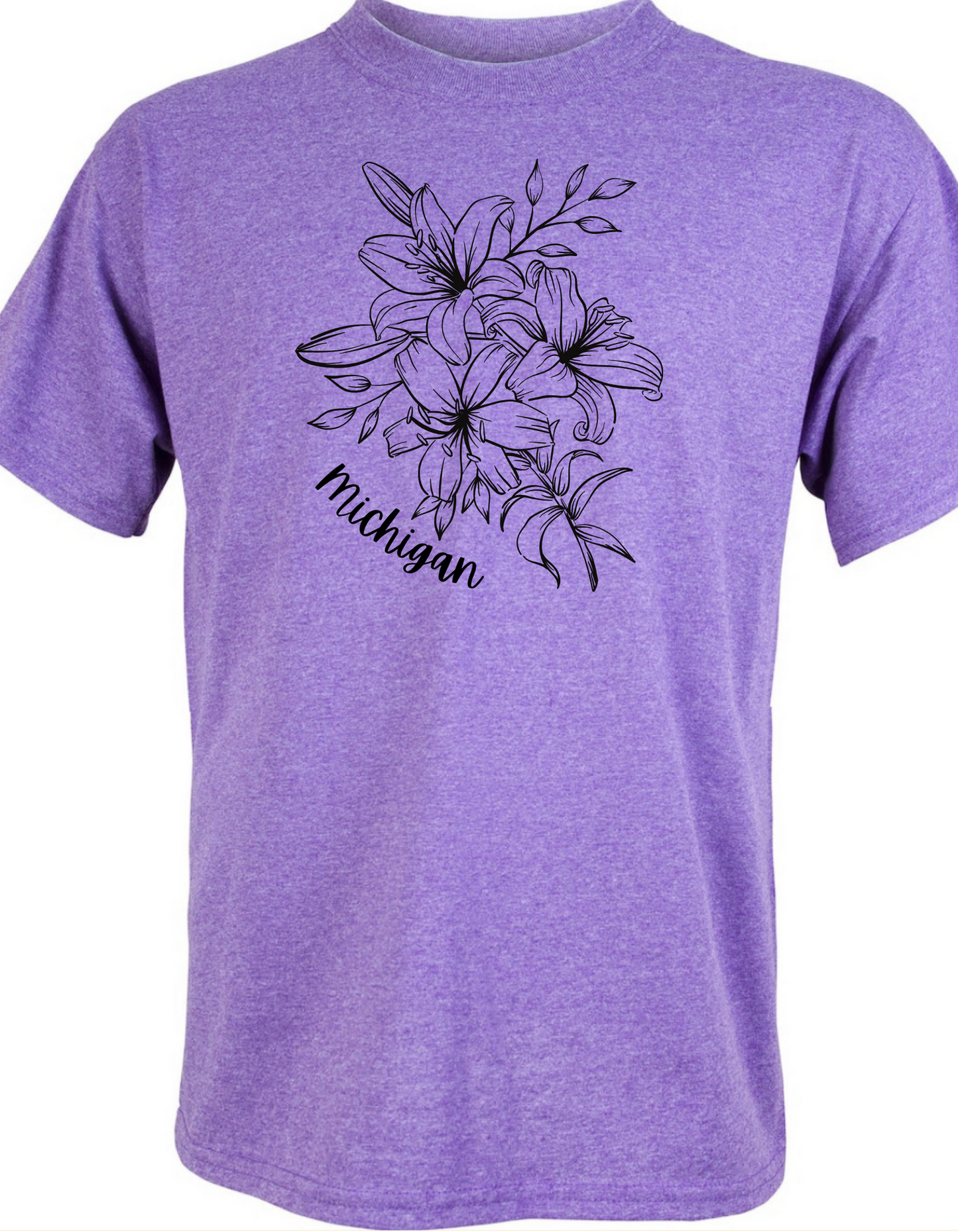 Michigan Hibiscus Graphic Tee