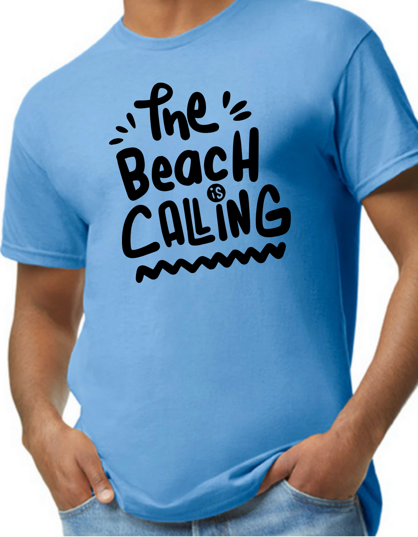 The Beach is Calling Graphic Tee