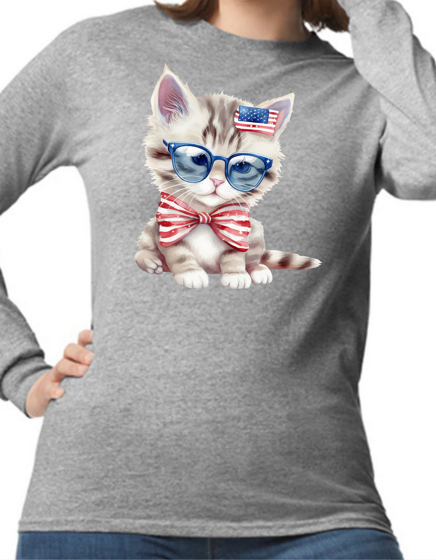 Patriotic Kittens Longsleeve