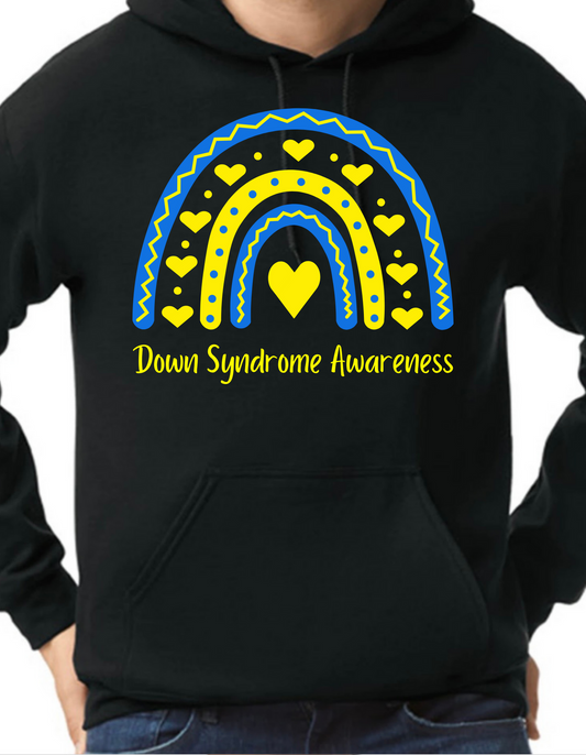 Down Syndrome Awareness Rainbow Hoodie