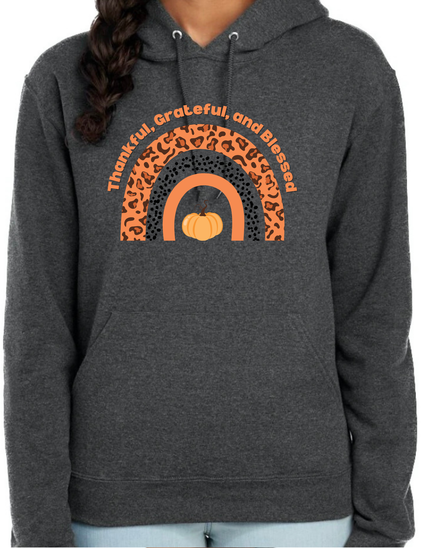 Thankful, Grateful, and Blessed Hoodie