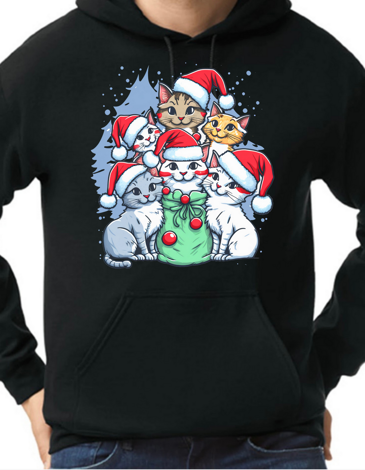 Christmas Cats Hoodie