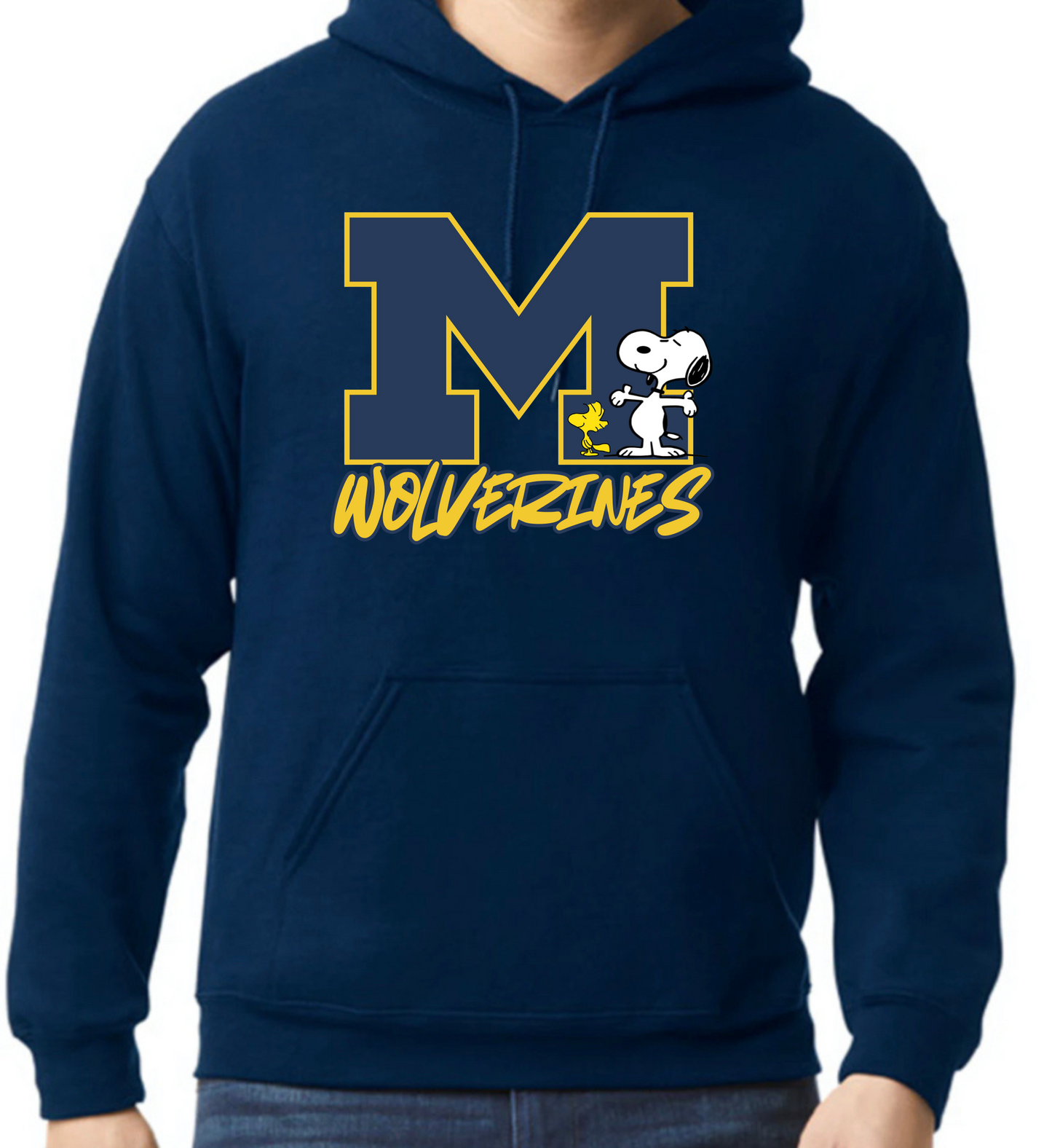 Snoopy Wolverines Hoodie