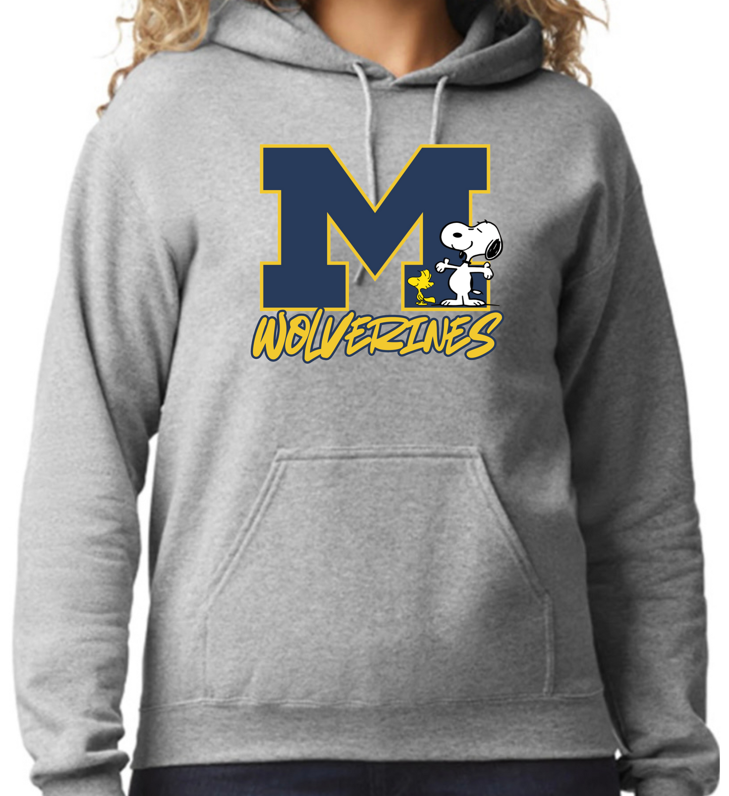 Snoopy Wolverines Hoodie