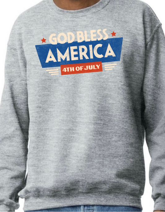 God Bless America Crewneck