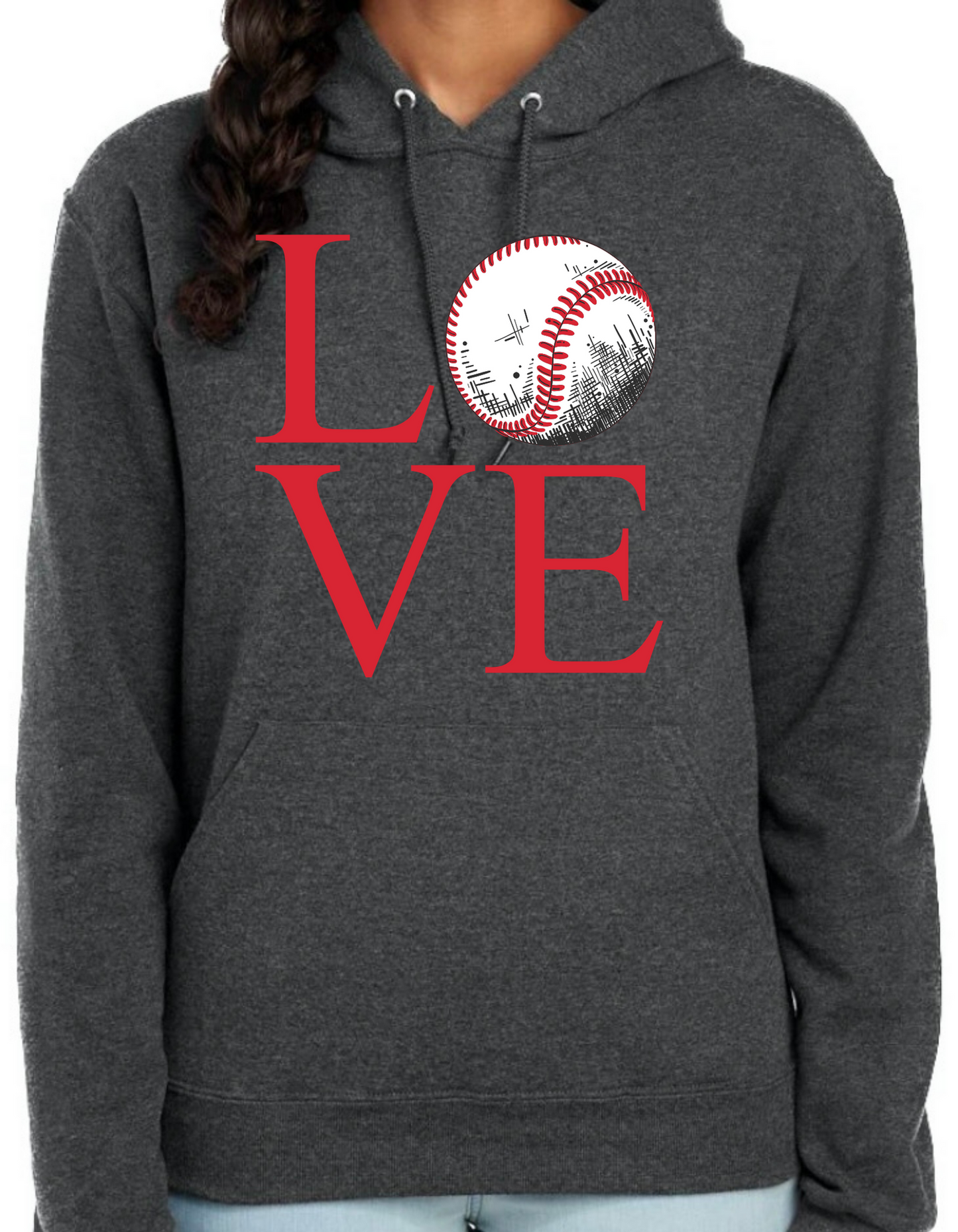 Love Baseball Hoodie