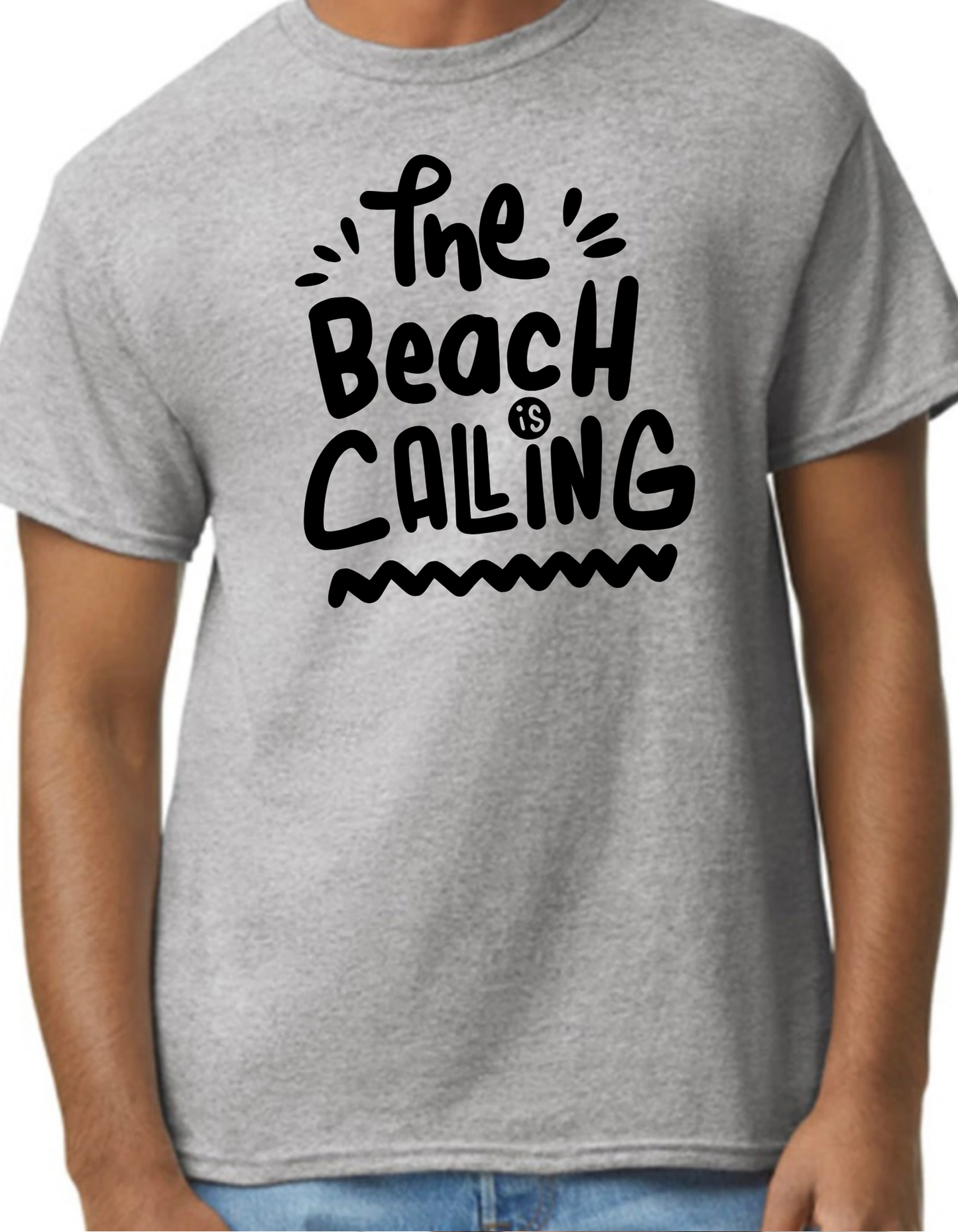 The Beach is Calling Graphic Tee