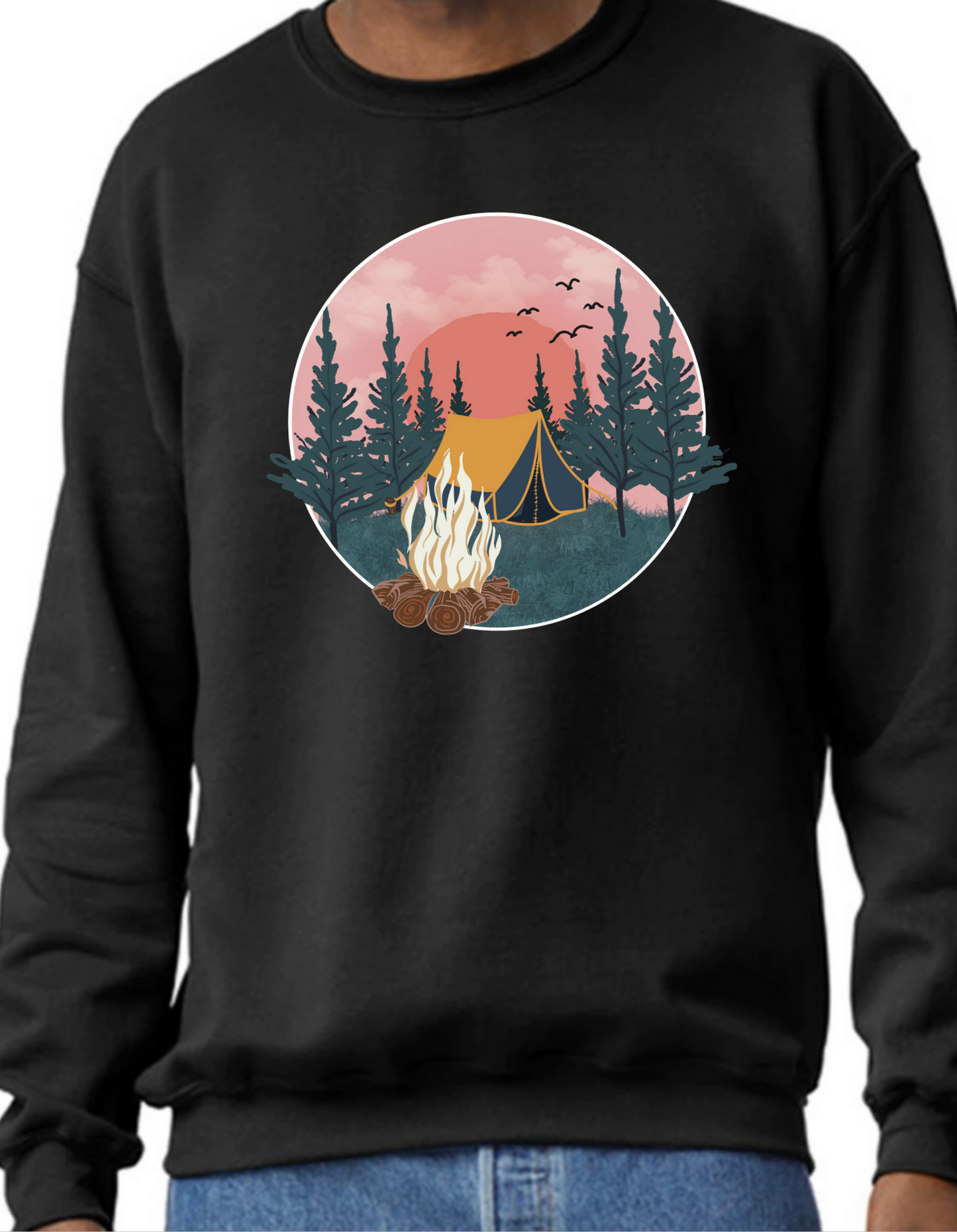 Campfire Sunset Crewneck