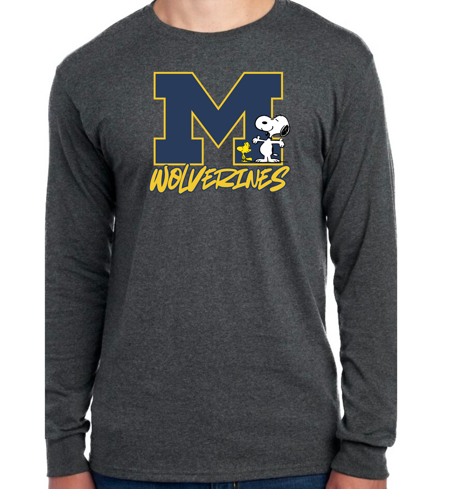 Snoopy Wolverines Longsleeve